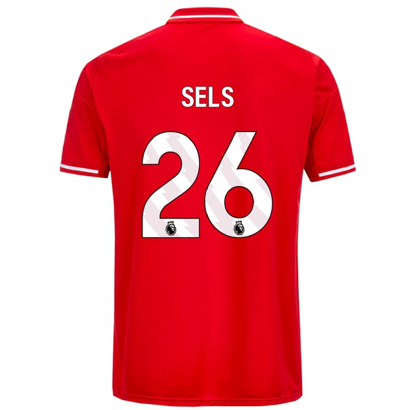 Danxen Damen Matz Sels #26 Rot Weiß Heimtrikot Trikot 2025/26 T-Shirt Schweiz