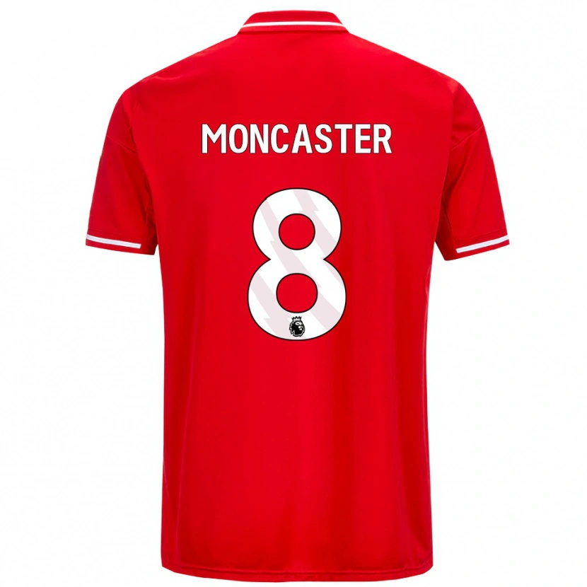 Danxen Damen Mai Moncaster #8 Rot Weiß Heimtrikot Trikot 2025/26 T-Shirt Schweiz