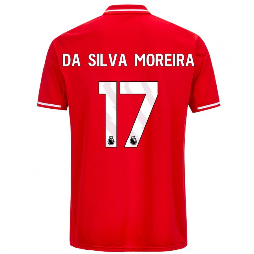 Danxen Damen Eric Da Silva Moreira #17 Rot Weiß Heimtrikot Trikot 2025/26 T-Shirt Schweiz