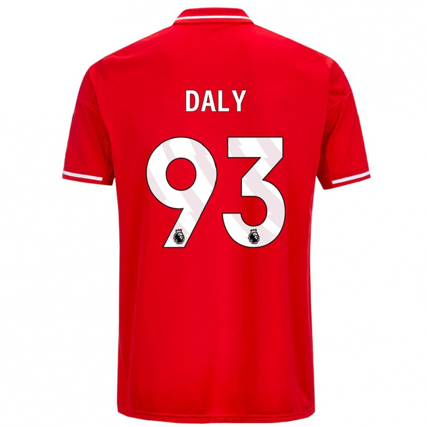 Danxen Damen Cormac Daly #93 Rot Weiß Heimtrikot Trikot 2025/26 T-Shirt Schweiz