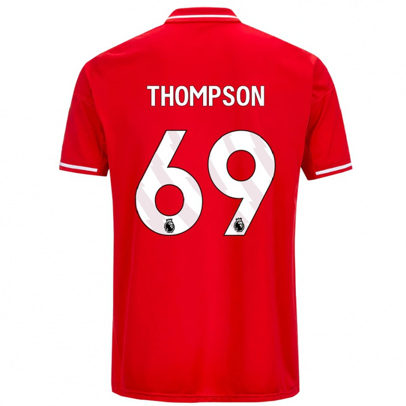 Danxen Damen Kalum Thompson #69 Rot Weiß Heimtrikot Trikot 2025/26 T-Shirt Schweiz