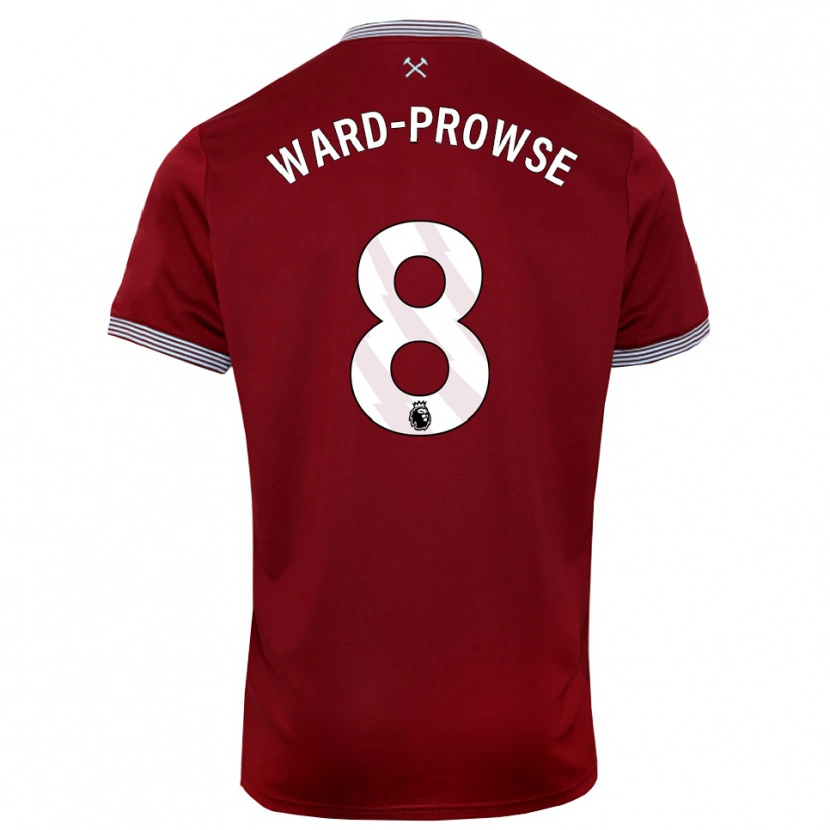 Danxen Damen James Ward-Prowse #8 Burgunderrot Weiß Heimtrikot Trikot 2025/26 T-Shirt Schweiz