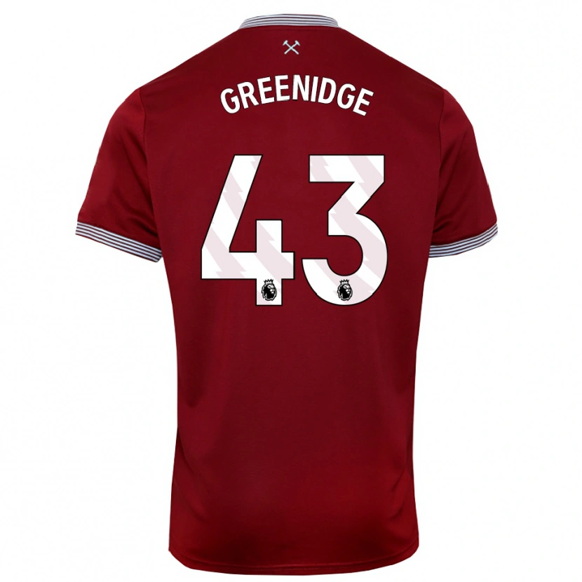 Danxen Damen Will Greenidge #43 Burgunderrot Weiß Heimtrikot Trikot 2025/26 T-Shirt Schweiz