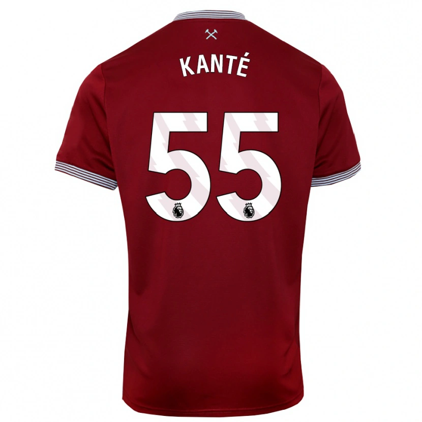 Danxen Damen Mohamadou Kanté #55 Burgunderrot Weiß Heimtrikot Trikot 2025/26 T-Shirt Schweiz