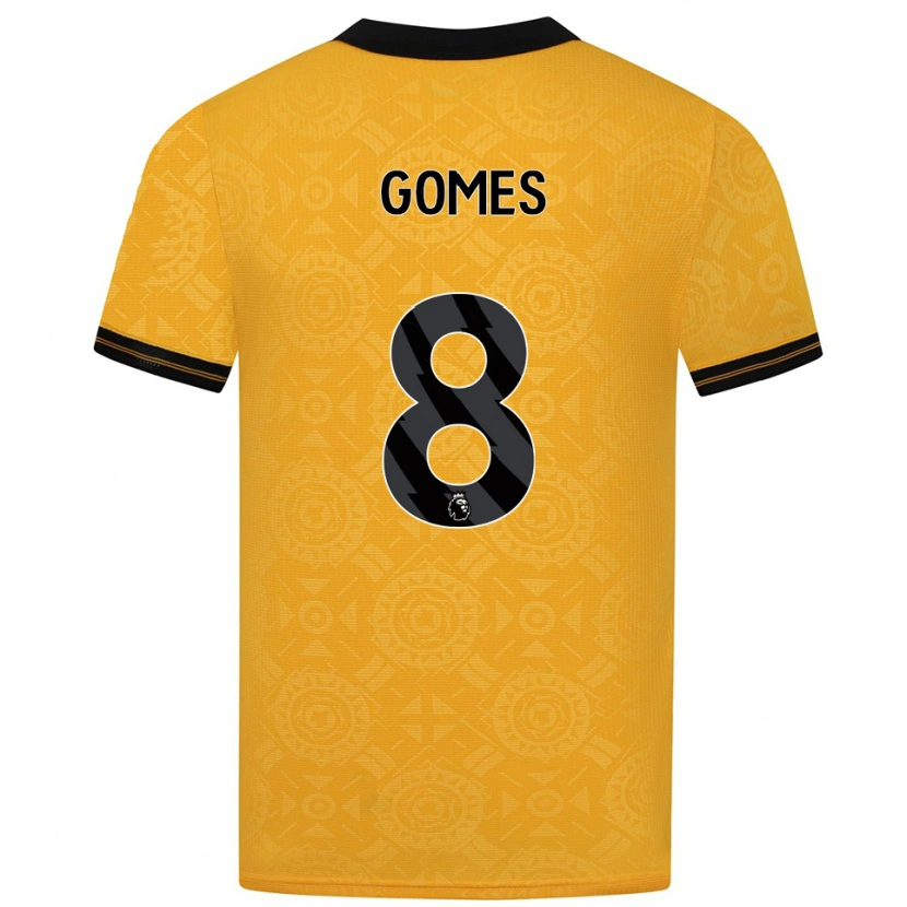 Danxen Damen João Gomes #8 Gelb Schwarz Heimtrikot Trikot 2025/26 T-Shirt Schweiz