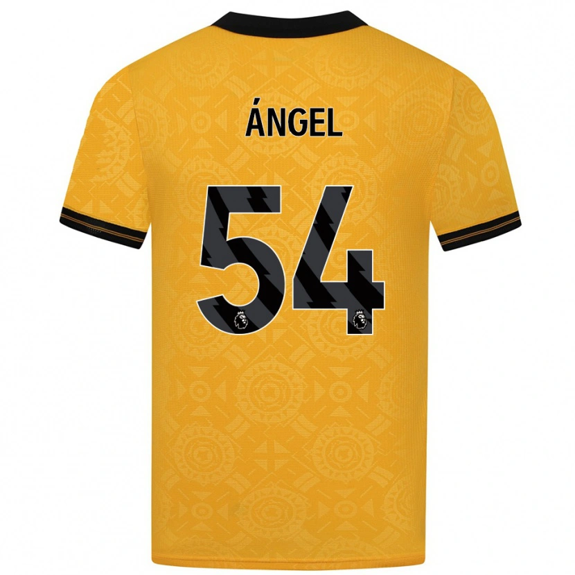 Danxen Damen Dani Ángel #54 Gelb Schwarz Heimtrikot Trikot 2025/26 T-Shirt Schweiz