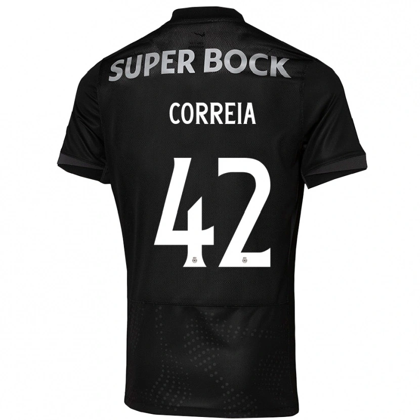Danxen Damen Maísa Correia #42 Schwarz Weiß Auswärtstrikot Trikot 2025/26 T-Shirt Schweiz