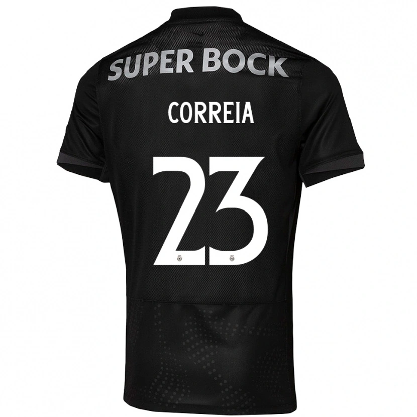 Danxen Damen Duarte Correia #23 Schwarz Weiß Auswärtstrikot Trikot 2025/26 T-Shirt Schweiz