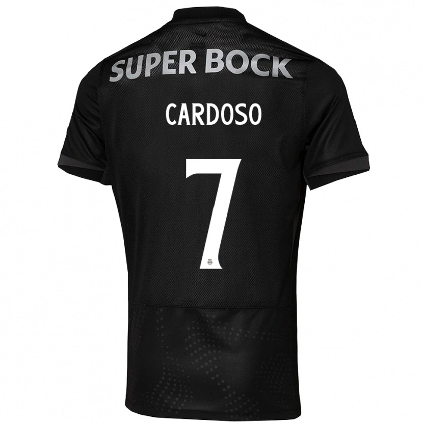 Danxen Damen Paulo Cardoso #7 Schwarz Weiß Auswärtstrikot Trikot 2025/26 T-Shirt Schweiz
