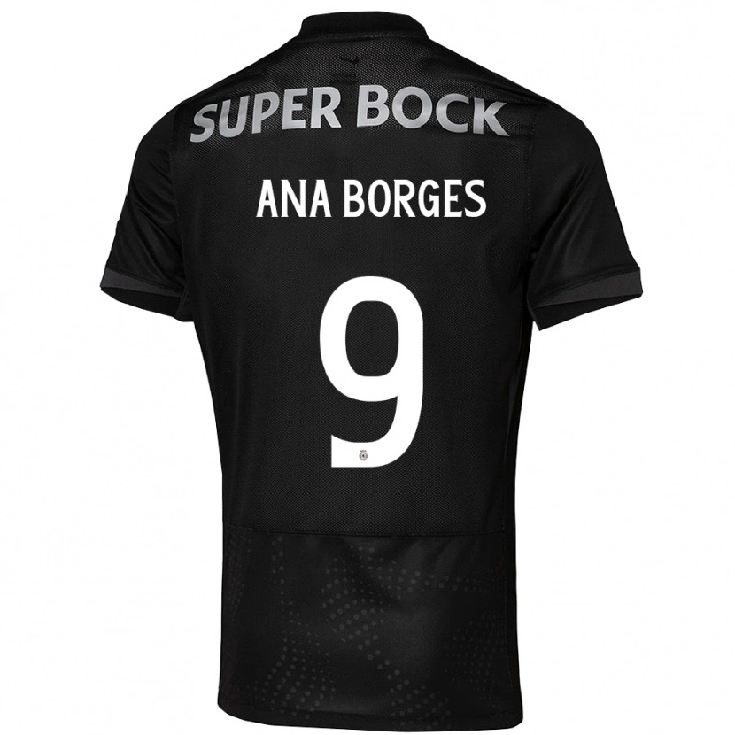 Danxen Damen Ana Catarina Marques Borges #9 Schwarz Weiß Auswärtstrikot Trikot 2025/26 T-Shirt Schweiz