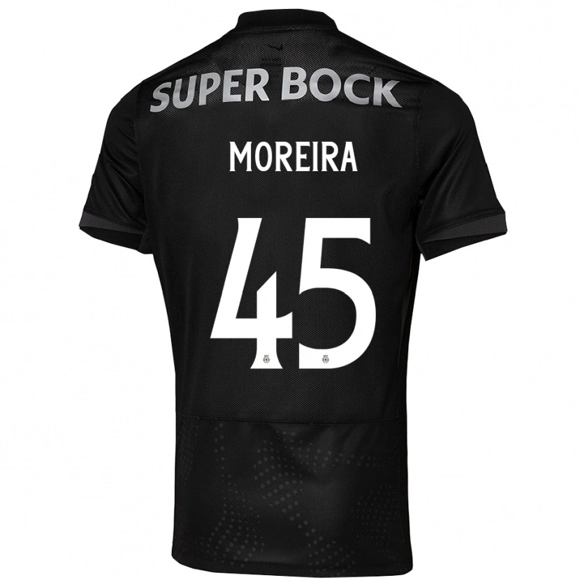 Danxen Damen David Moreira #45 Schwarz Weiß Auswärtstrikot Trikot 2025/26 T-Shirt Schweiz