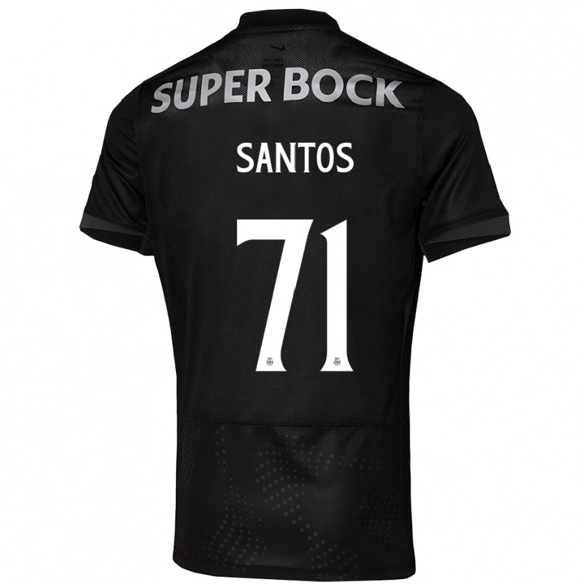 Danxen Damen Denilson Santos #71 Schwarz Weiß Auswärtstrikot Trikot 2025/26 T-Shirt Schweiz