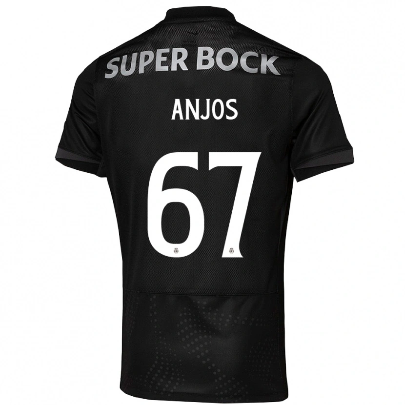 Danxen Damen Lucas Anjos #67 Schwarz Weiß Auswärtstrikot Trikot 2025/26 T-Shirt Schweiz