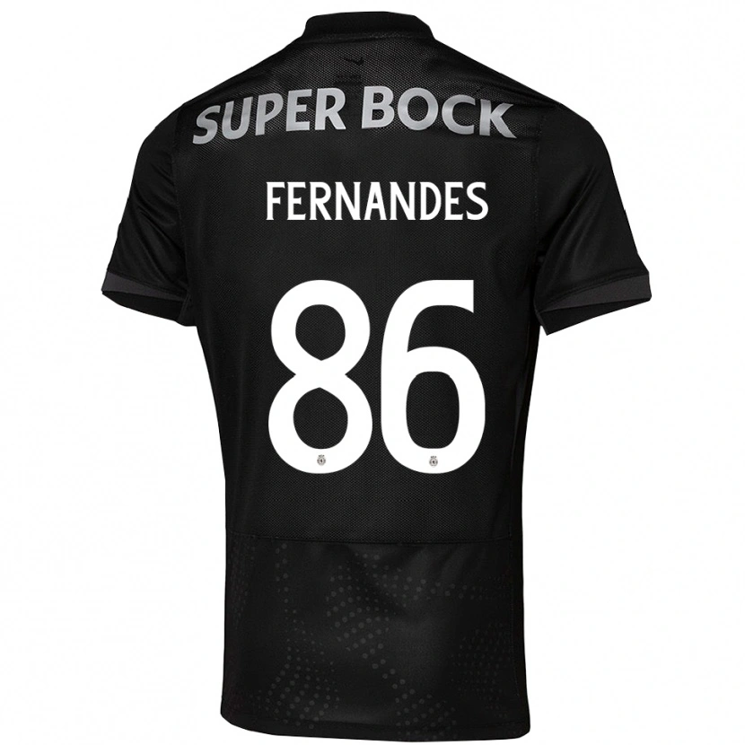Danxen Damen Emanuel Fernandes #86 Schwarz Weiß Auswärtstrikot Trikot 2025/26 T-Shirt Schweiz
