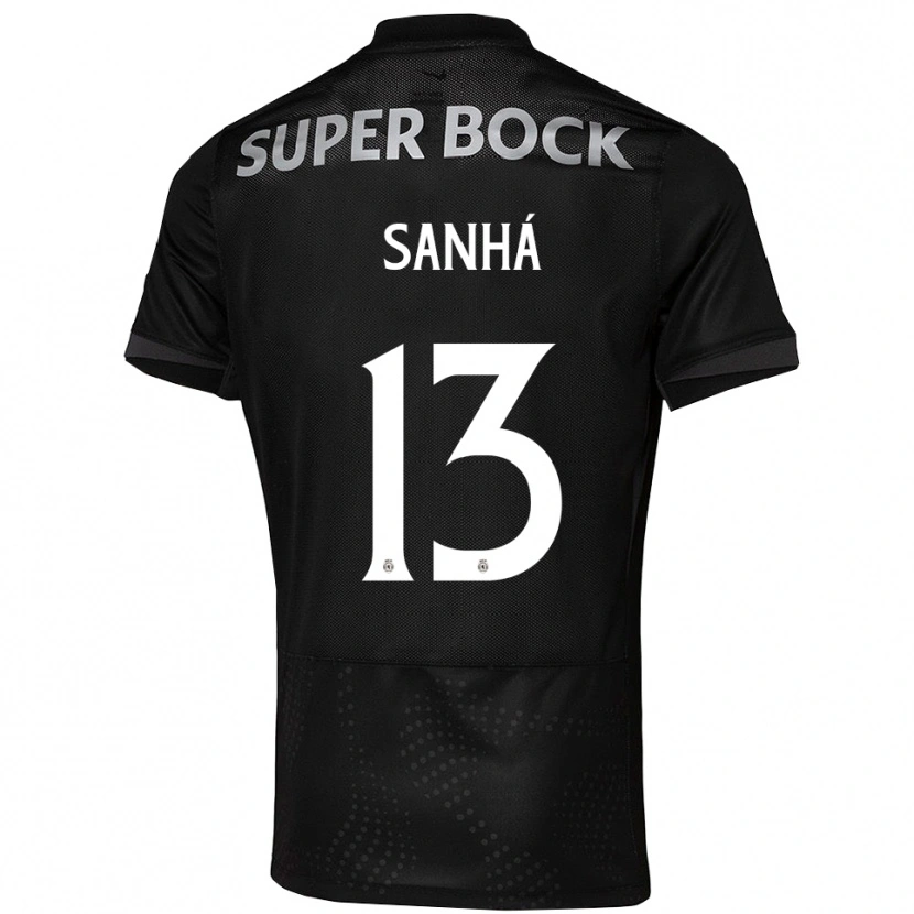 Danxen Damen Micael Sanhá #13 Schwarz Weiß Auswärtstrikot Trikot 2025/26 T-Shirt Schweiz