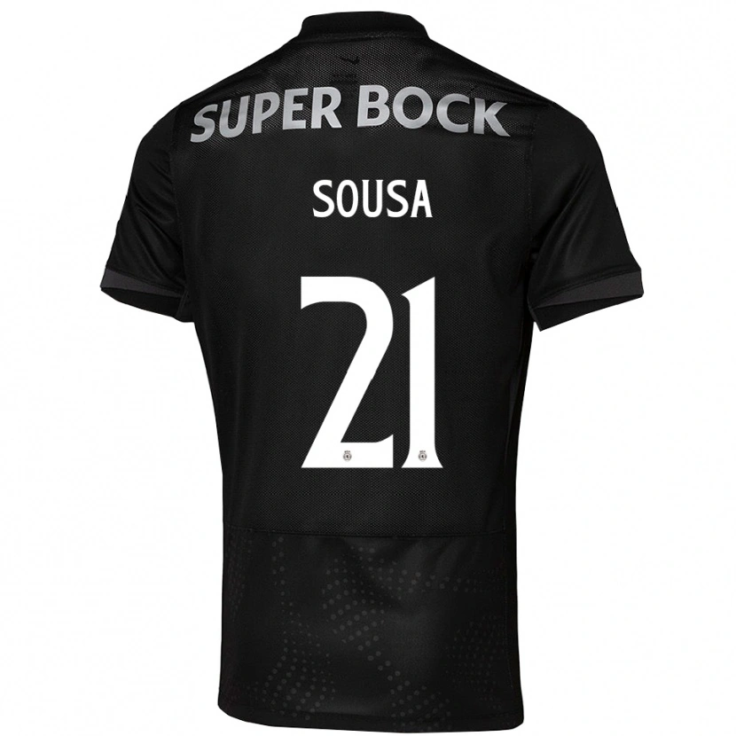 Danxen Damen Margarida Sousa #21 Schwarz Weiß Auswärtstrikot Trikot 2025/26 T-Shirt Schweiz