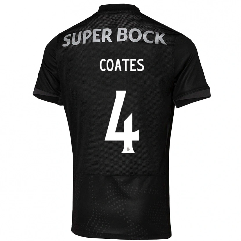 Danxen Damen Sebastian Coates #4 Schwarz Weiß Auswärtstrikot Trikot 2025/26 T-Shirt Schweiz
