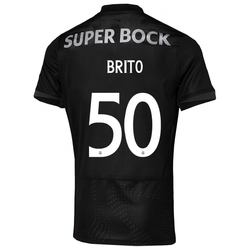 Danxen Damen Alexandre Brito #50 Schwarz Weiß Auswärtstrikot Trikot 2025/26 T-Shirt Schweiz