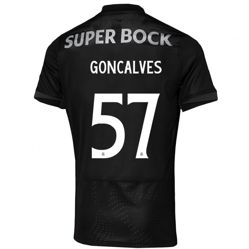 Danxen Damen Inês Gonçalves #57 Schwarz Weiß Auswärtstrikot Trikot 2025/26 T-Shirt Schweiz