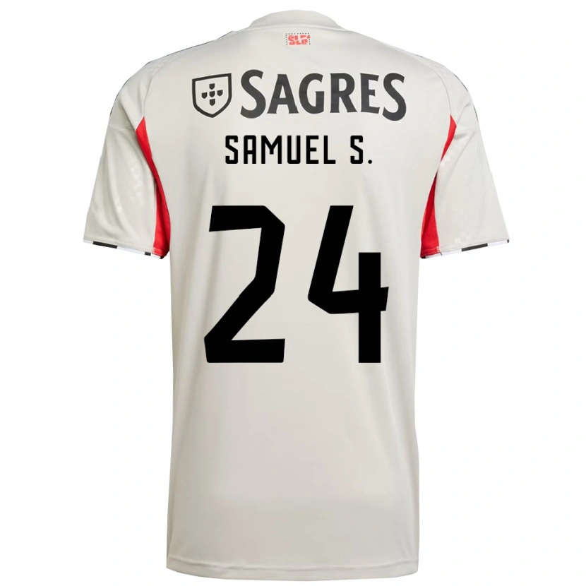 Danxen Damen Samuel Soares #24 Creme Weiß Rot Auswärtstrikot Trikot 2025/26 T-Shirt Schweiz