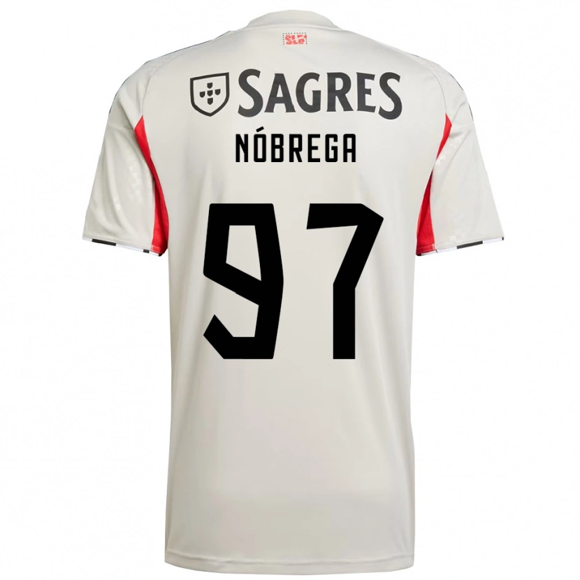 Danxen Damen Ricardo Nóbrega #97 Creme Weiß Rot Auswärtstrikot Trikot 2025/26 T-Shirt Schweiz
