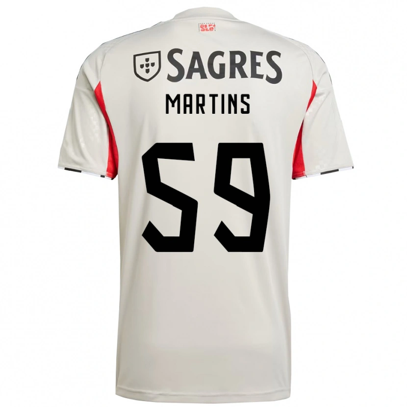 Danxen Damen Leandro Martins #59 Creme Weiß Rot Auswärtstrikot Trikot 2025/26 T-Shirt Schweiz