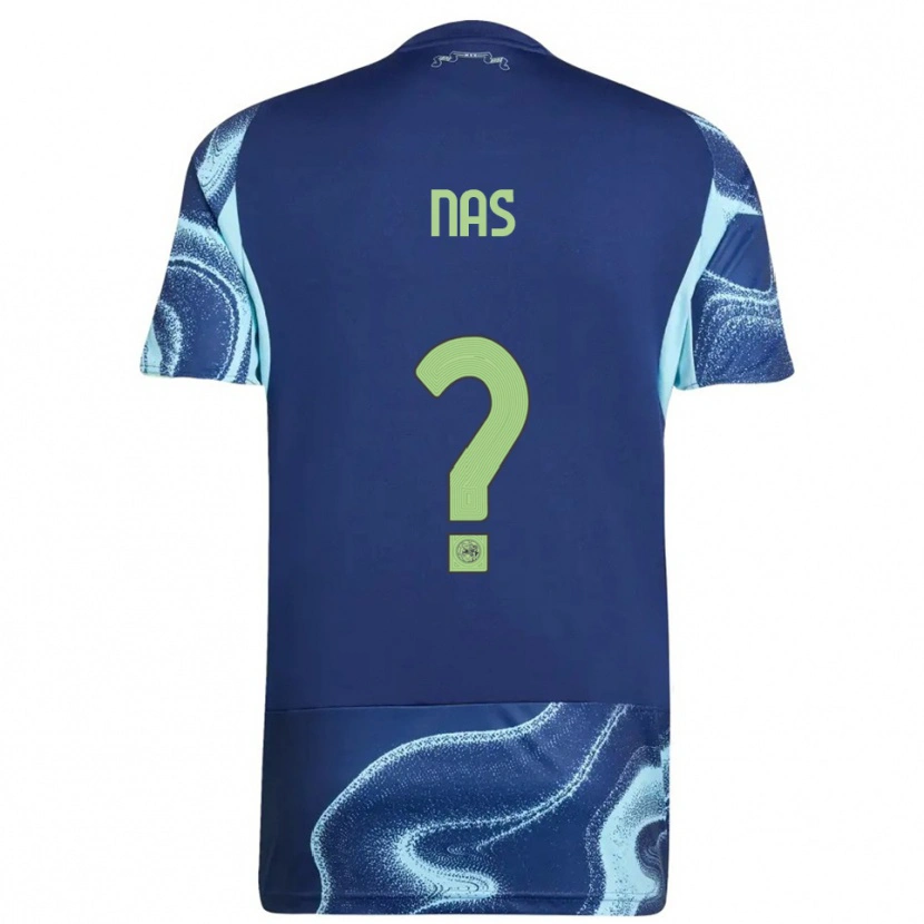 Danxen Damen Luca Nas #0 Marine Himmelblau Auswärtstrikot Trikot 2025/26 T-Shirt Schweiz