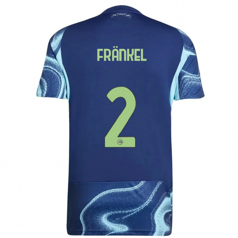 Danxen Damen Leroy Fränkel #2 Marine Himmelblau Auswärtstrikot Trikot 2025/26 T-Shirt Schweiz