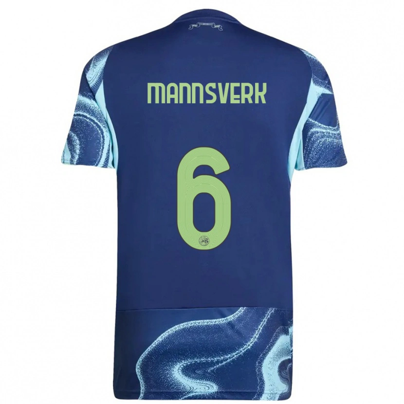 Danxen Damen Sivert Mannsverk #6 Marine Himmelblau Auswärtstrikot Trikot 2025/26 T-Shirt Schweiz