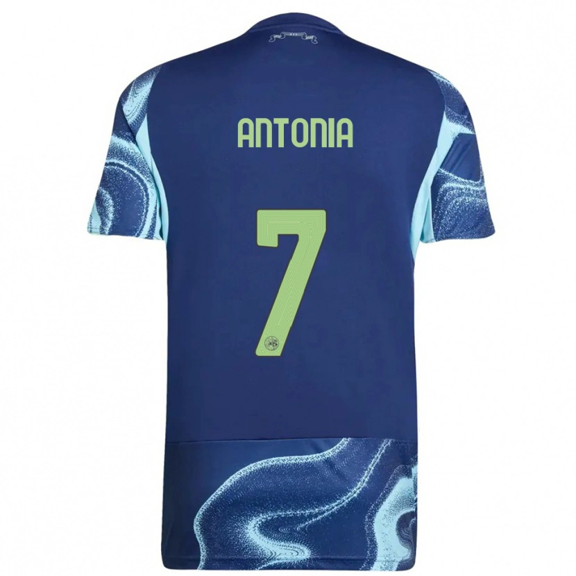 Danxen Damen Jarchinio Antonia #7 Marine Himmelblau Auswärtstrikot Trikot 2025/26 T-Shirt Schweiz