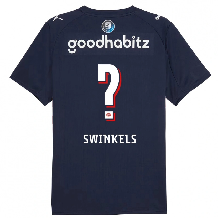 Danxen Damen Michal Swinkels #0 Marine Weiß Auswärtstrikot Trikot 2025/26 T-Shirt Schweiz