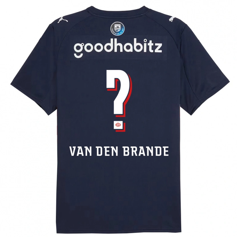 Danxen Damen Daan Van Den Brande #0 Marine Weiß Auswärtstrikot Trikot 2025/26 T-Shirt Schweiz