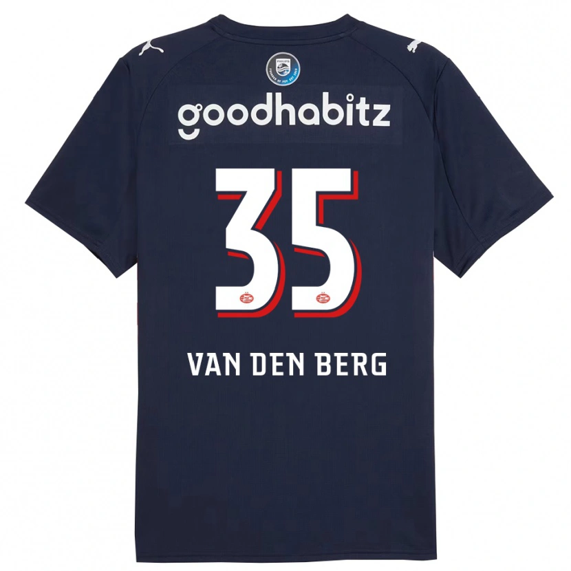 Danxen Damen Joel Van Den Berg #35 Marine Weiß Auswärtstrikot Trikot 2025/26 T-Shirt Schweiz