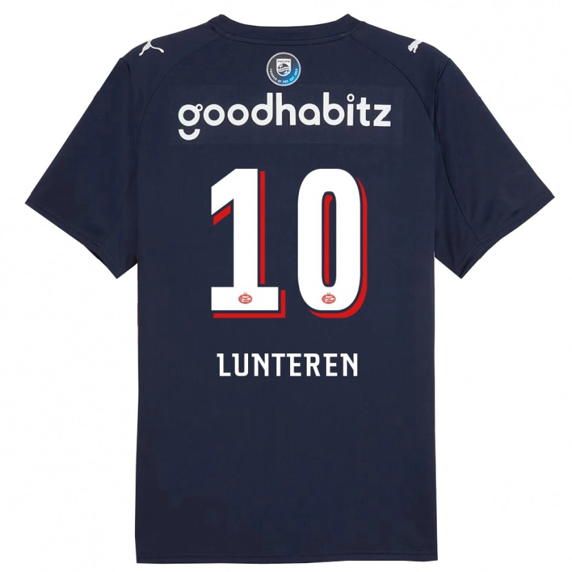 Danxen Damen Desiree Van Lunteren #10 Marine Weiß Auswärtstrikot Trikot 2025/26 T-Shirt Schweiz