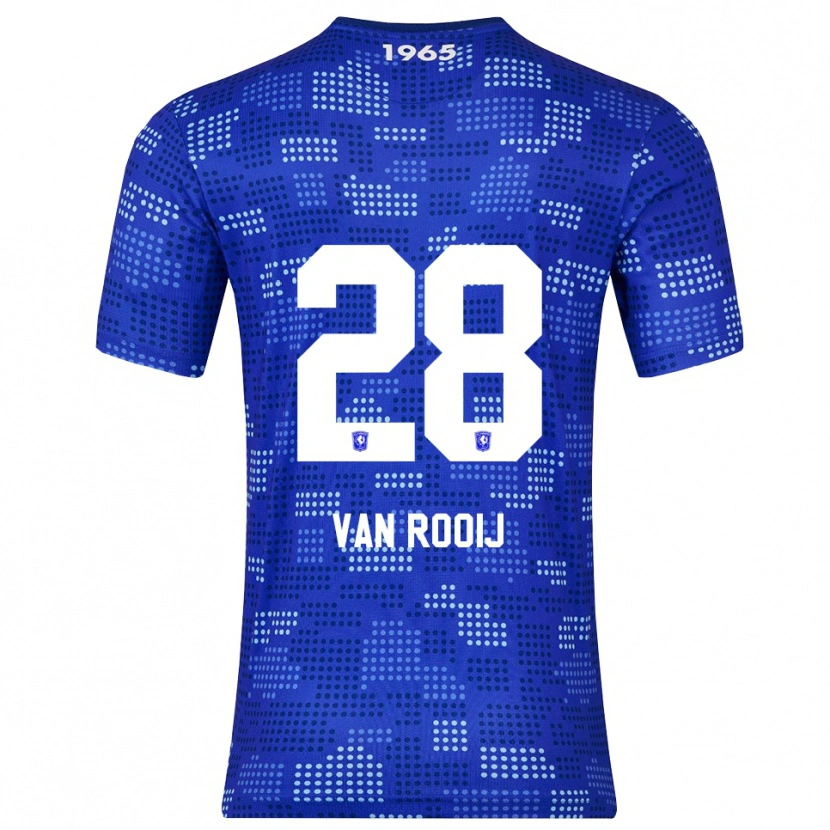 Danxen Damen Bart Van Rooij #28 Blau Himmelblau Auswärtstrikot Trikot 2025/26 T-Shirt Schweiz