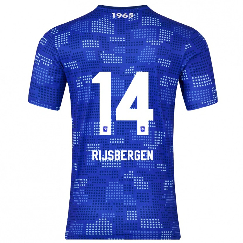 Danxen Damen Liz Rijsbergen #14 Blau Himmelblau Auswärtstrikot Trikot 2025/26 T-Shirt Schweiz