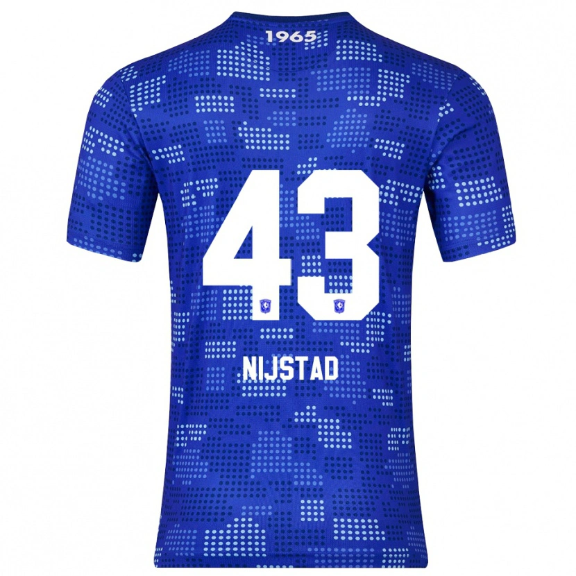 Danxen Damen Ruud Nijstad #43 Blau Himmelblau Auswärtstrikot Trikot 2025/26 T-Shirt Schweiz