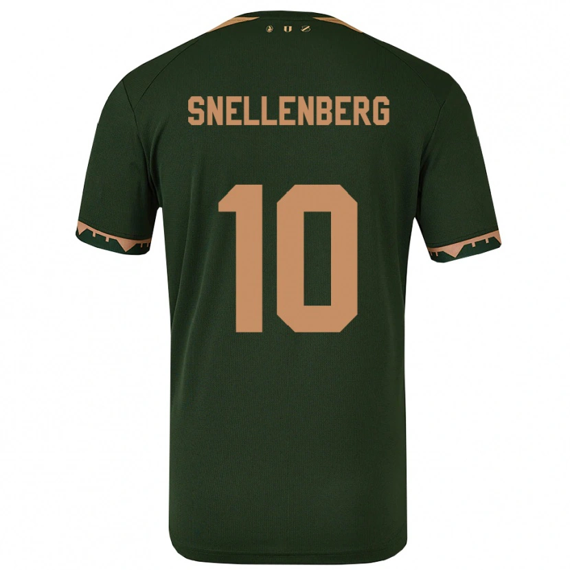 Danxen Damen Maxime Snellenberg #10 Grün Gold Auswärtstrikot Trikot 2025/26 T-Shirt Schweiz