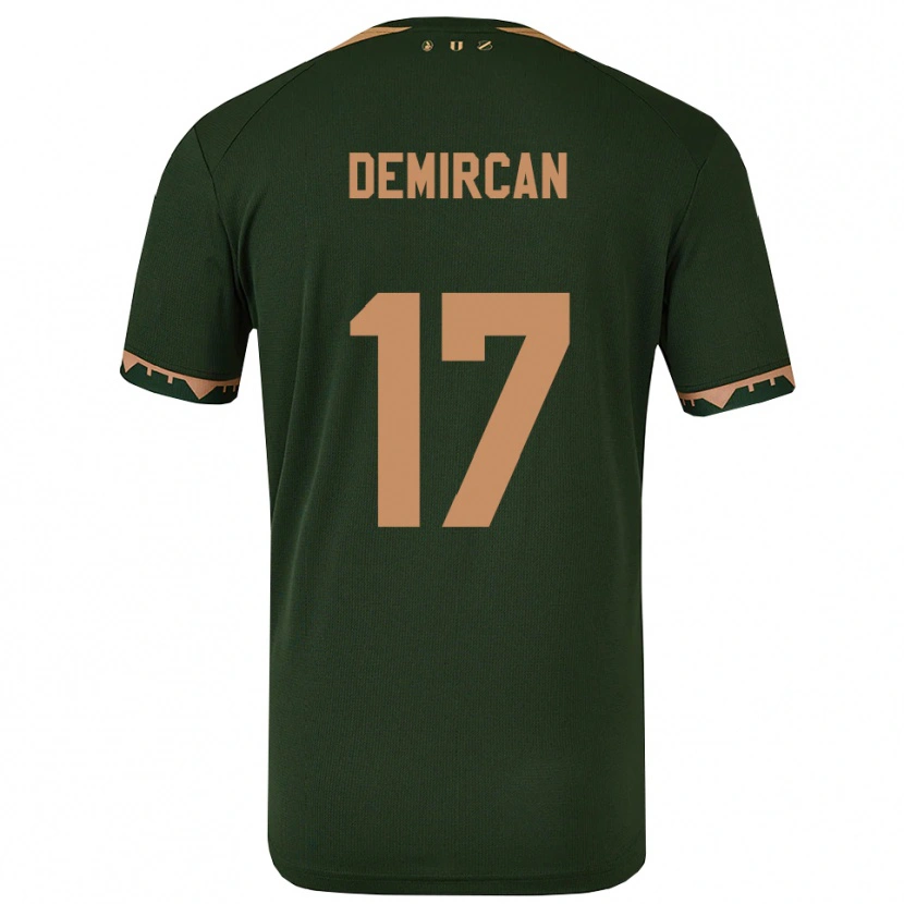 Danxen Damen Emirhan Demircan #17 Grün Gold Auswärtstrikot Trikot 2025/26 T-Shirt Schweiz