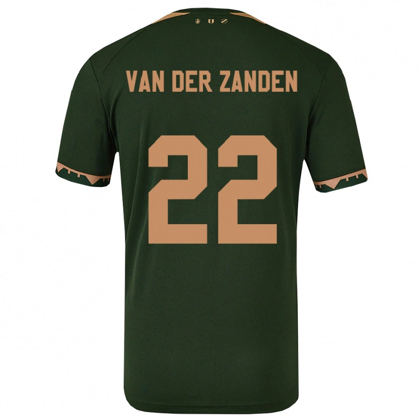 Danxen Damen Ilse Van Der Zanden #22 Grün Gold Auswärtstrikot Trikot 2025/26 T-Shirt Schweiz