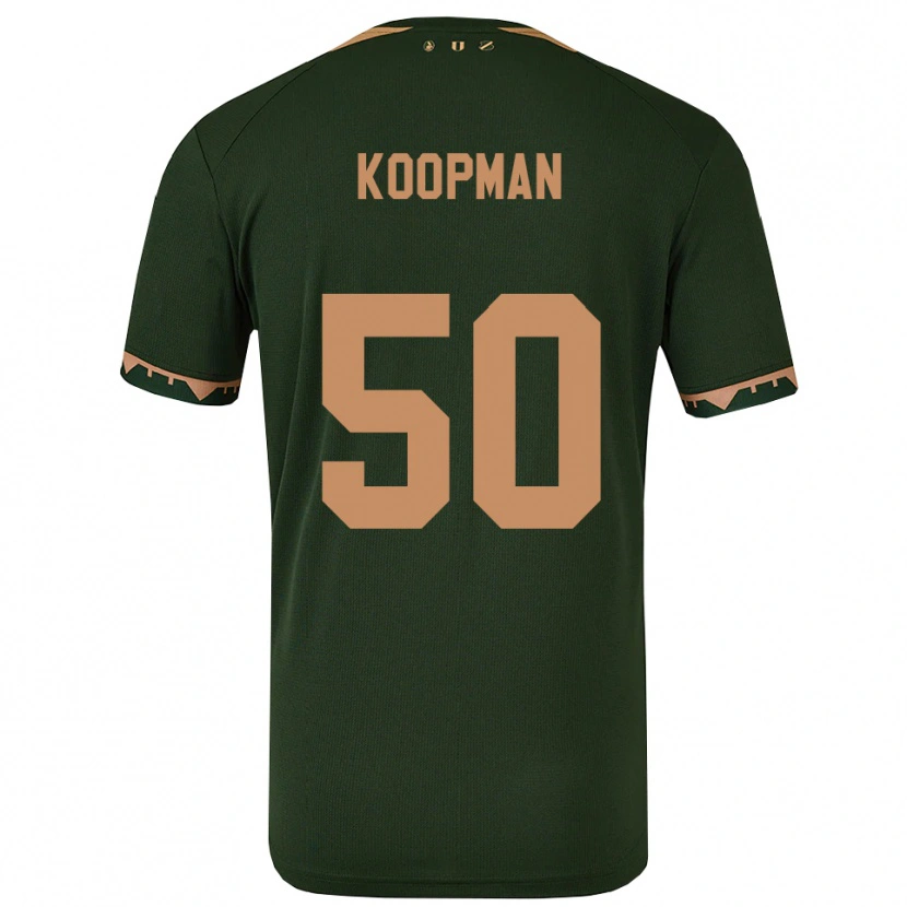 Danxen Damen Kyra Koopman #50 Grün Gold Auswärtstrikot Trikot 2025/26 T-Shirt Schweiz