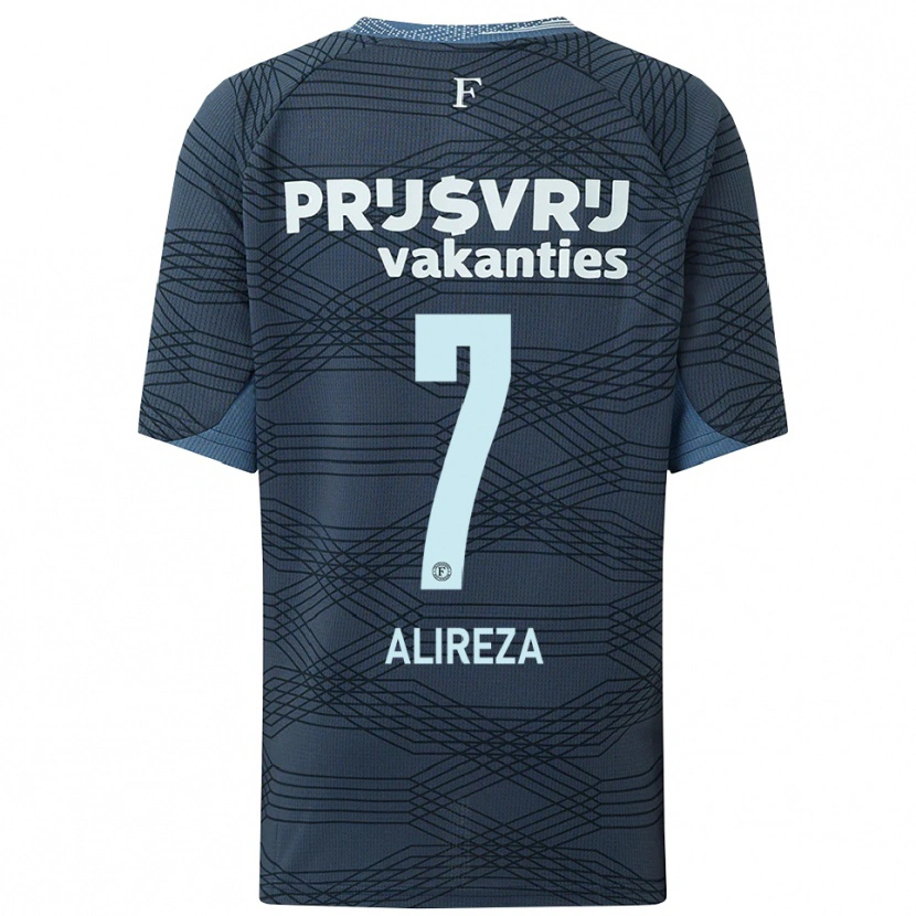 Danxen Damen Alireza Jahanbakhsh #7 Schwarz Grau Auswärtstrikot Trikot 2025/26 T-Shirt Schweiz