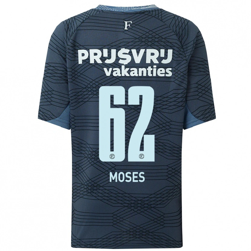 Danxen Damen Troy Moses #62 Schwarz Grau Auswärtstrikot Trikot 2025/26 T-Shirt Schweiz
