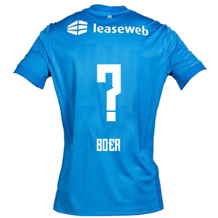 Danxen Damen Lars Boer #0 Blau Weiß Auswärtstrikot Trikot 2025/26 T-Shirt Schweiz