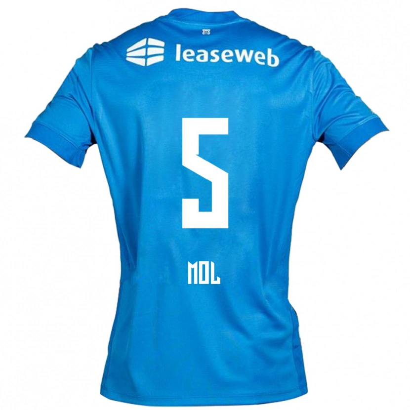 Danxen Damen Camie Mol #5 Blau Weiß Auswärtstrikot Trikot 2025/26 T-Shirt Schweiz
