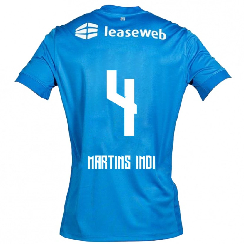 Danxen Damen Bruno Martins Indi #4 Blau Weiß Auswärtstrikot Trikot 2025/26 T-Shirt Schweiz