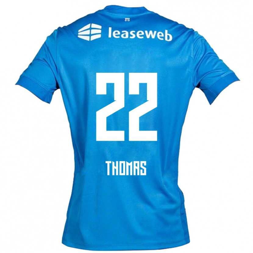 Danxen Damen Kealyn Thomas #22 Blau Weiß Auswärtstrikot Trikot 2025/26 T-Shirt Schweiz