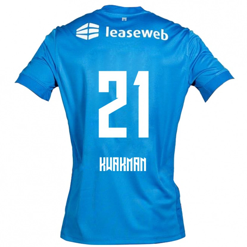 Danxen Damen Dave Kwakman #21 Blau Weiß Auswärtstrikot Trikot 2025/26 T-Shirt Schweiz