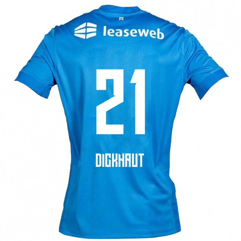 Danxen Damen Damian Dickhaut #21 Blau Weiß Auswärtstrikot Trikot 2025/26 T-Shirt Schweiz