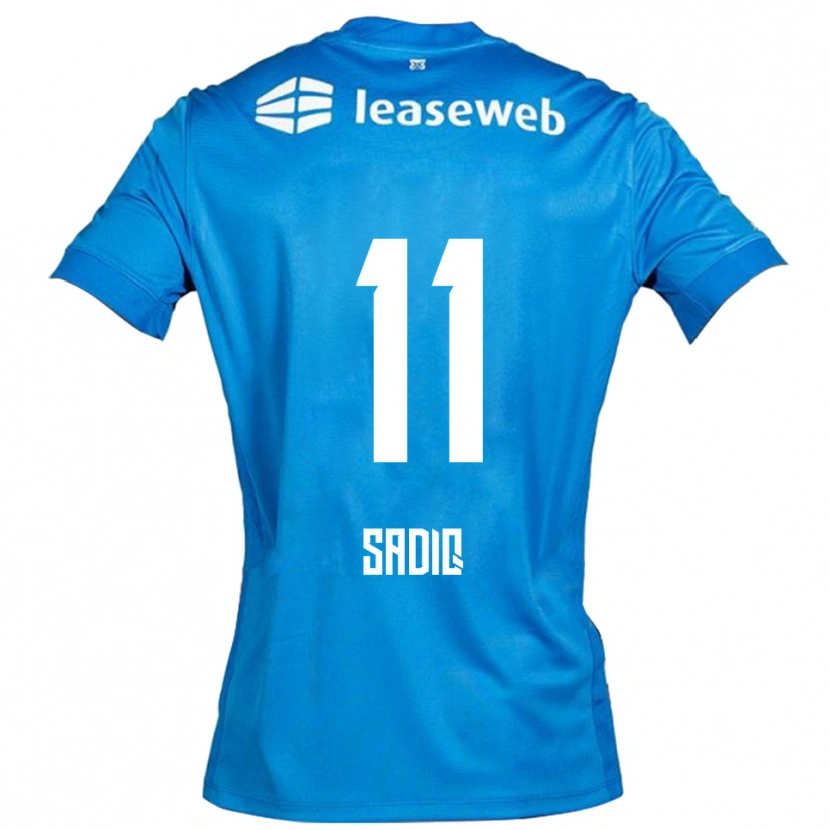 Danxen Damen Ibrahim Sadiq #11 Blau Weiß Auswärtstrikot Trikot 2025/26 T-Shirt Schweiz